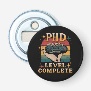 PhD-niveau Volledige Afstudeerdoctoraat Gamen Button Flesopener