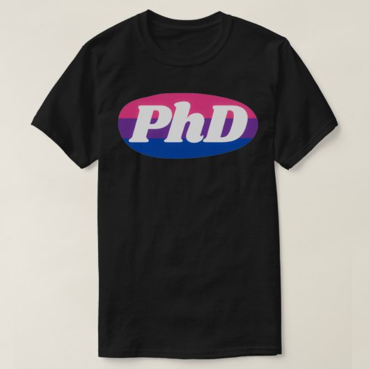 phd oval vlag t-shirt (Design voorkant)