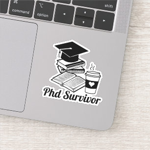 PhD-overlevende Sticker