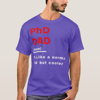 Phd-pap houdt van normale pap, maar van koeler-wet t-shirt