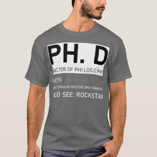 PhD Philosophy T-shirt