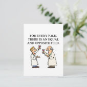 PHD-proverb Briefkaart (Staand voorkant)