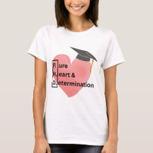 PHD Pure Hart en Vastberadenheid T-shirt