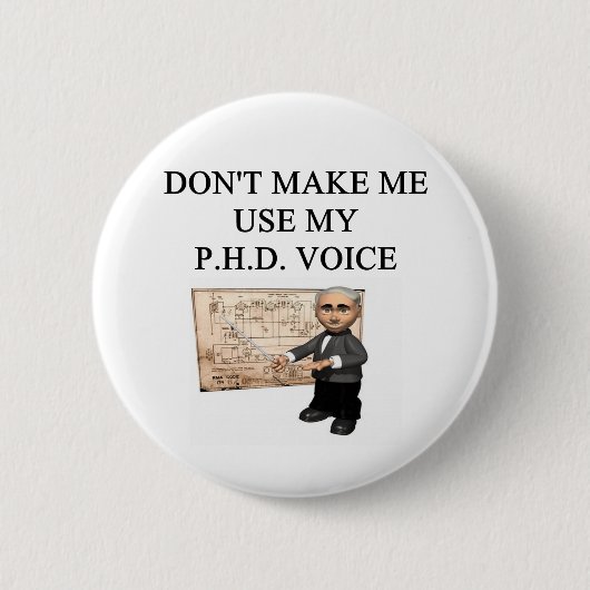 PHD-stem Ronde Button 5,7 Cm (Voorkant)