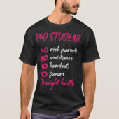 PhD Student Dissertation Doctorate Afstuderen _37 T-shirt (Voorkant)