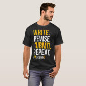 PhD Student Dissertation Doctorate Afstuderen Prem T-shirt (Voorkant volledig)