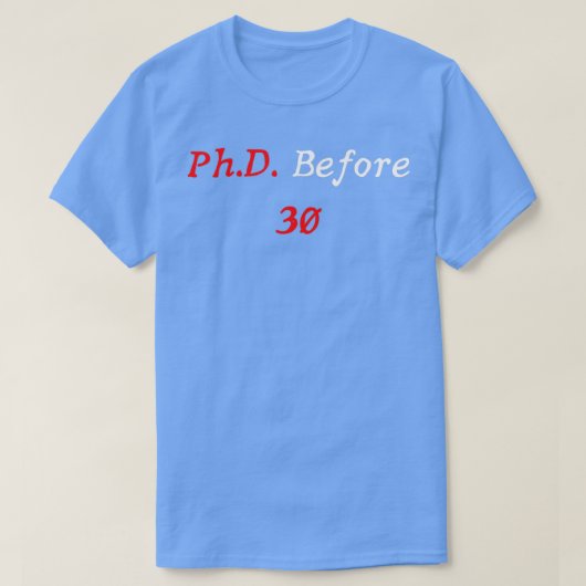 PhD Survivor Afstuderen doctoraatsstudent PhD Befo T-shirt (Design voorkant)