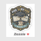 Phd Survivor Sticker (Feuille)