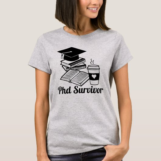 PhD Survivor T-shirt (Voorkant)
