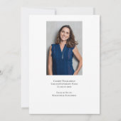 PhD twee-foto-Afstuderen Kaart (Achterkant)