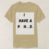 PHD Uniform 1 T-shirt (Design voorkant)
