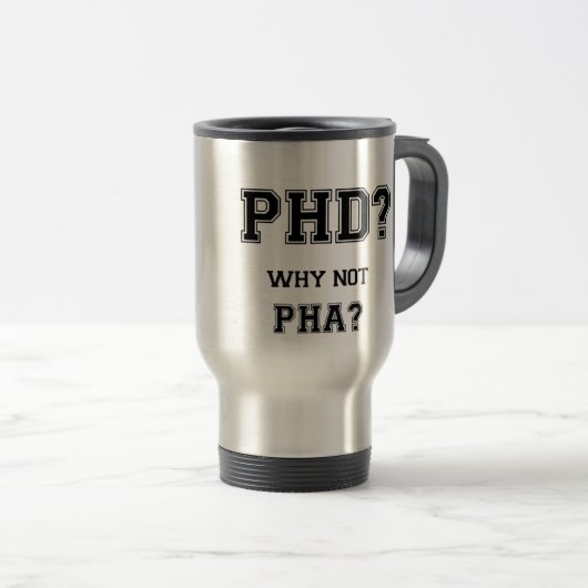 PhD? Waarom niet PhA? Capaciteit PhD-afstuderen Reisbeker (Voorkant rechts)