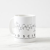 PhDScientist, phrase de peptide mug (Devant gauche)
