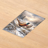 Pheasant  acryl uitnodigingen (Laagn)