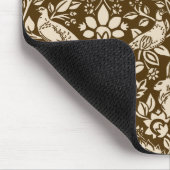 Pheasant and Hare Pattern, Brown and Beige Muismat (Hoek)