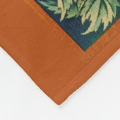 Pheasant Bird in a Tree (door William Morris) Fleece Deken (Hoek)