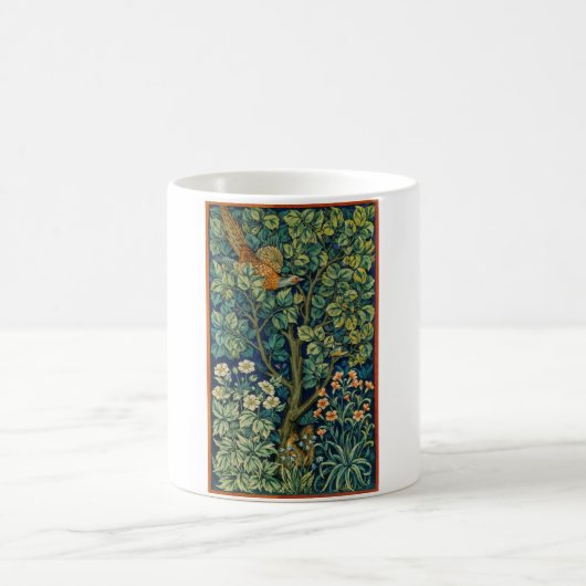 Pheasant Bird in a Tree (door William Morris) Koffiemok (Center)