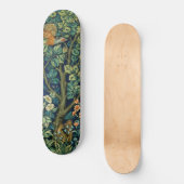 Pheasant Bird in a Tree (door William Morris) Skateboard (Voorkant)