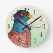 Pheasant Bird Waterverf Painting Watch