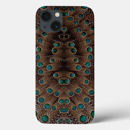 Pheasant Feather Fractal Design Case-Mate iPhone Case (Achterkant)