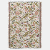 Pheasant Folk Art Jetez une couverture Automne Déc (devant Vertical)