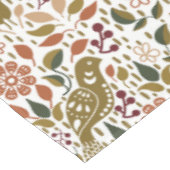 Pheasant Folk Art nappe | Harve d'automne rustique (Angle)