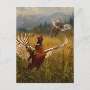 Pheasant Forever – Upland Jacht Wildlife Kunst Briefkaart