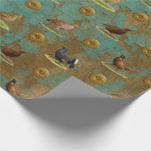 Pheasant, Grouse, Partridge,Christmas Gift wrap Cadeaupapier (Hoek)