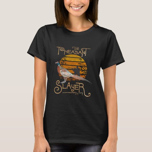 Pheasant Hunter Upland Funny T-shirt (Voorkant)