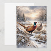 Pheasant  kaart (Voorkant / Achterkant)