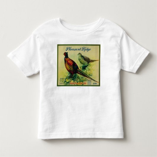 Pheasant Ridge Apple Crate Label Kinder Shirts (Voorkant)