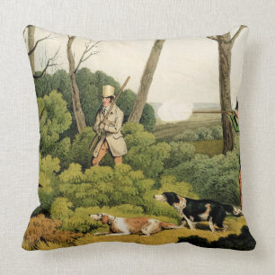 'Pheasant Shooting', pub. van Thomas McLean, 1820 Kussen