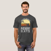 Pheasant Slayer Sunset Retro Style T-shirt (Voorkant volledig)