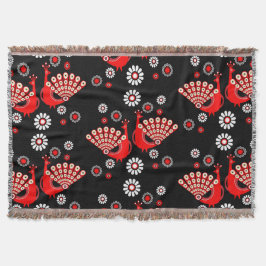 Pheasants Peacock Art Deken