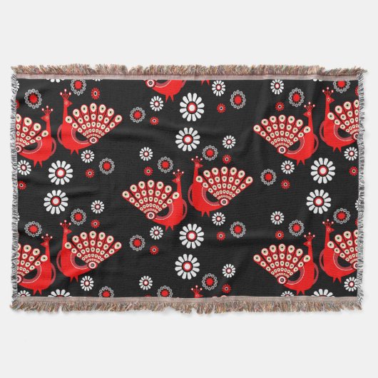  Pheasants Peacock Art Deken (Voorkant)