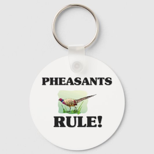 PHEASANTS Rule! Sleutelhanger (Voorkant)