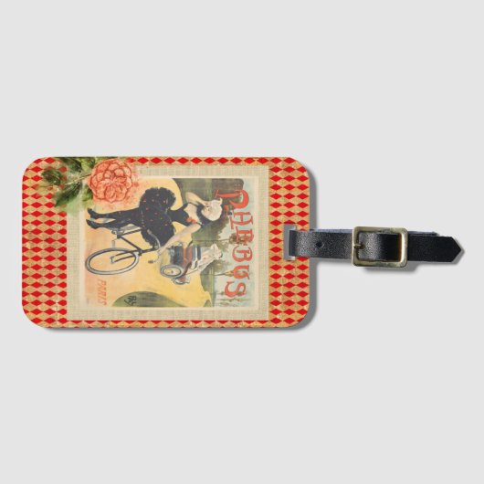 Phebus Woman & Cycle Collage Bagagelabel (Voorkant (horizontaal))