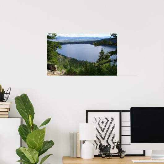 Phelps Lake I in het Grand Teton National Park, Poster (Thuiskantoor)