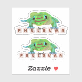 Phelsuma (voor je het weet) sticker