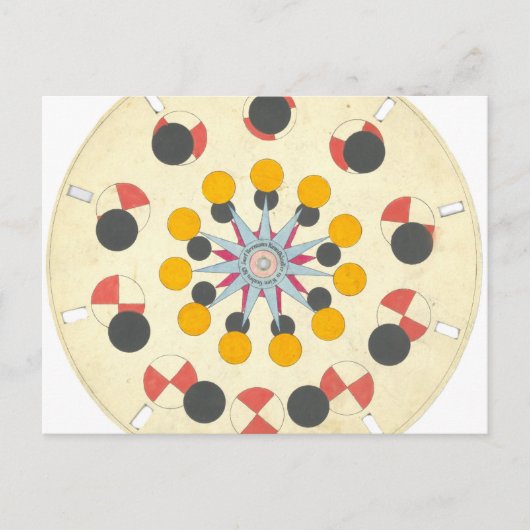 Phenakistiscope Disc  Briefkaart (Voorkant)