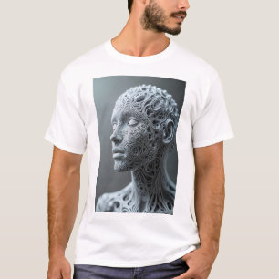 Phénotype humain fractal T-shirt Homme futuriste