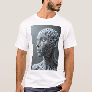 Phénotype humain fractal T-shirt Homme futuriste