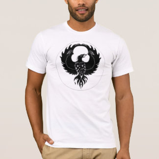 pheonix met een zeer goed gezegde op de rug t-shirt