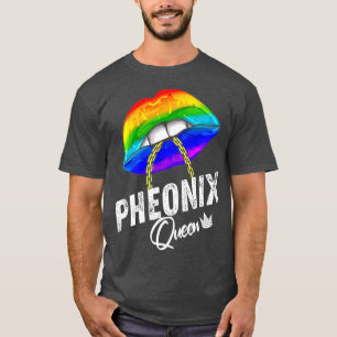 Pheonix Queen LGBTQ Gay Pride Rainbow Flag VS T-shirt