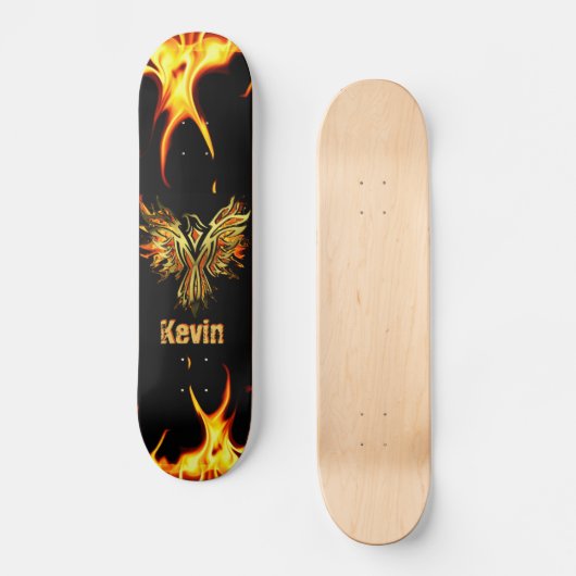 Pheonix Rising Personalized Dd Brand Skateboard (Voorkant)