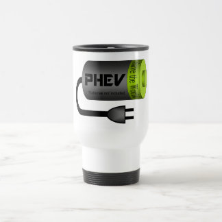 PHEV groene bovenste batterij en stekker Reisbeker