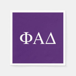 Phi Alpha Delta Griekse Letters Servet