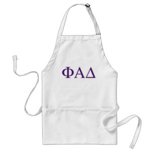 Phi Alpha Delta Griekse Letters Standaard Schort
