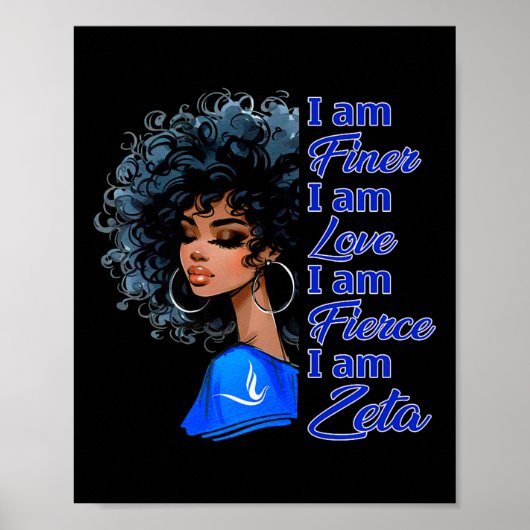 Phi Beta Sorority Zusterschap HBCU Zwart Meisje Pr Poster (Voorkant)