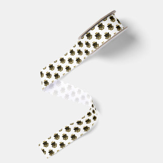 Phi Chi Theta Wapen | Goud en Zwart Grosgrain Lint